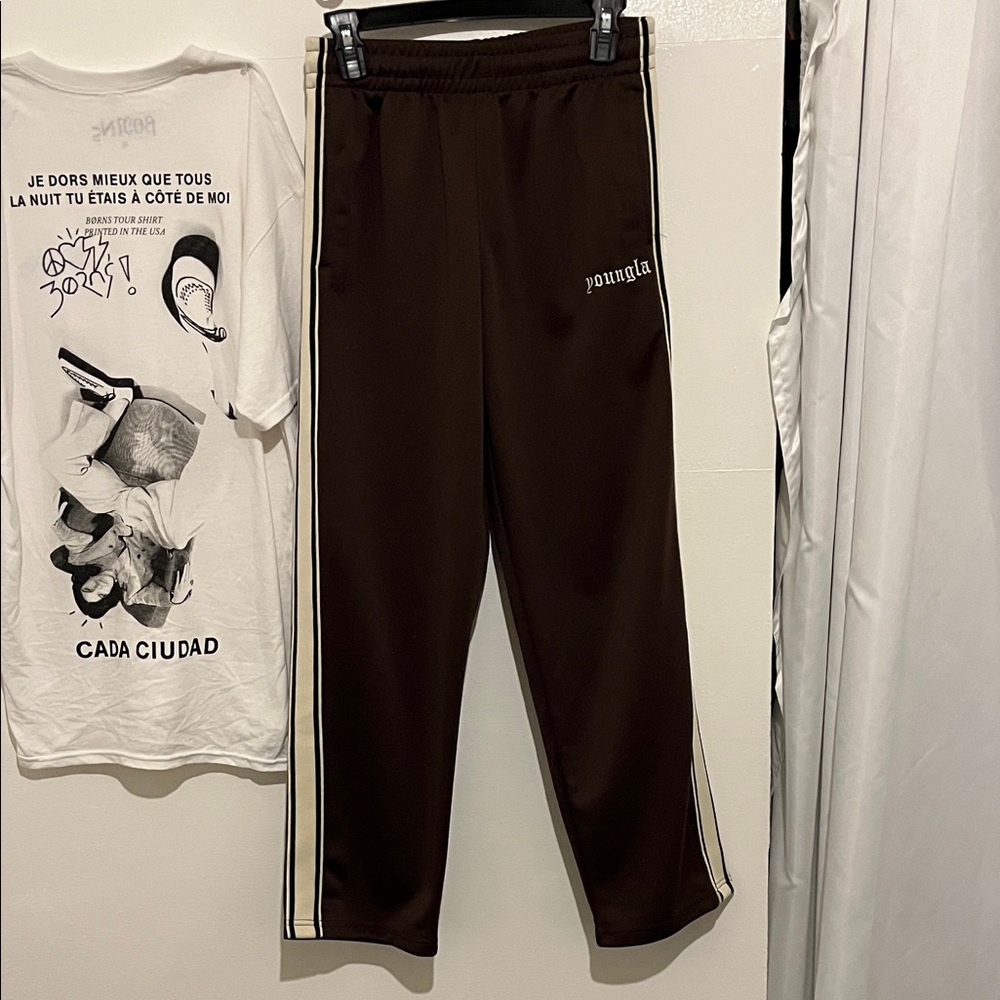 YoungLa Brown Track Pants